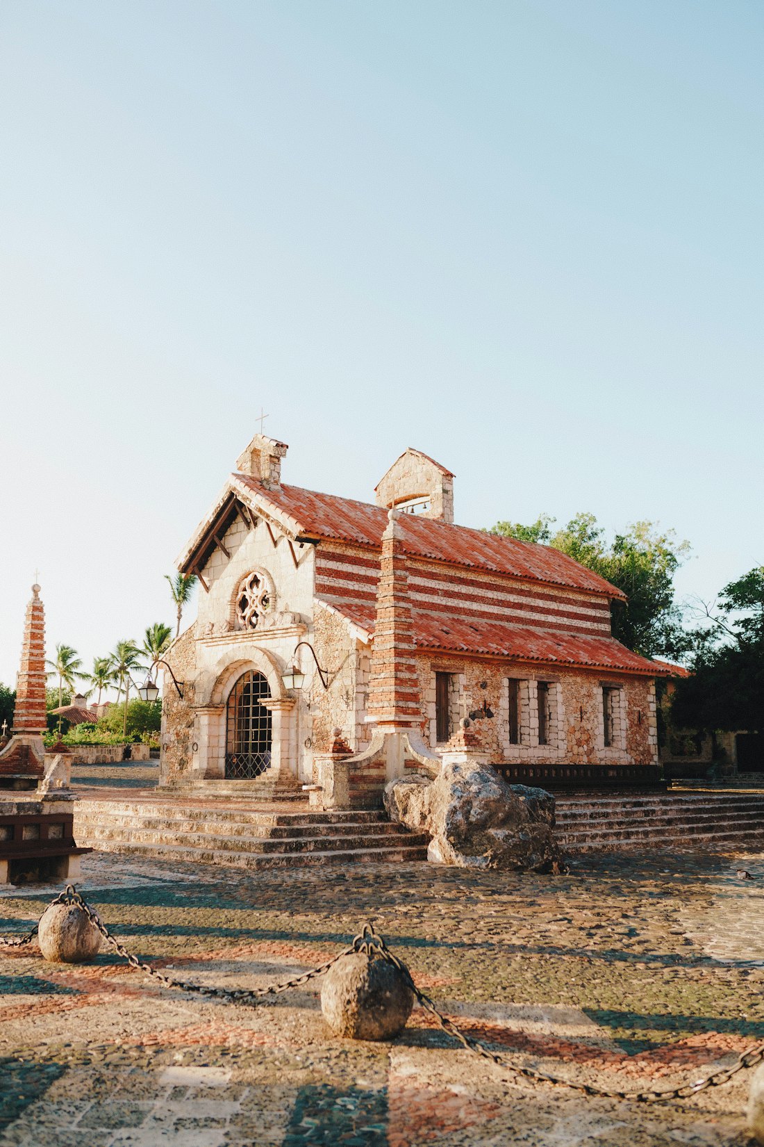 The stone church at Altos de Chavón — Bayahíbe & La Romana, Dominican Republic