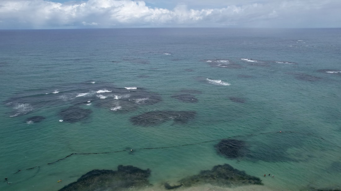 Aerial reefs in the turquoise water — Puerto Plata & Cabarete, Dominican Republic