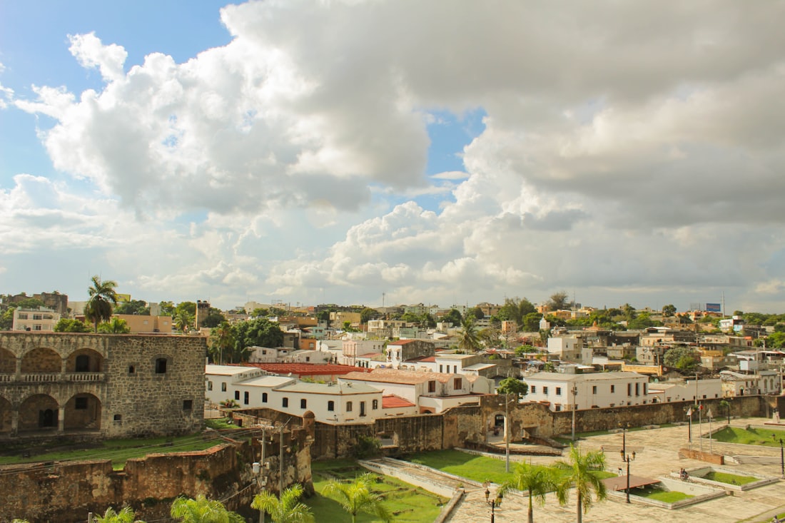 Rooftops of the colonial quarter — Santo Domingo, Dominican Republic